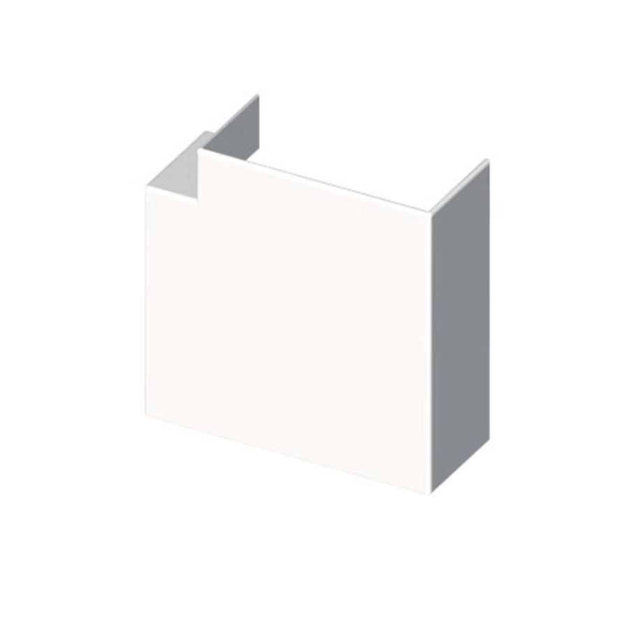 ANGLE PLAT BLANC NEIGE PVC