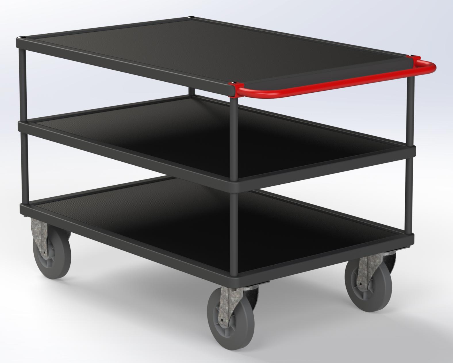 SERVANTE PLATEAUX TOLES CHARGE 500 KG