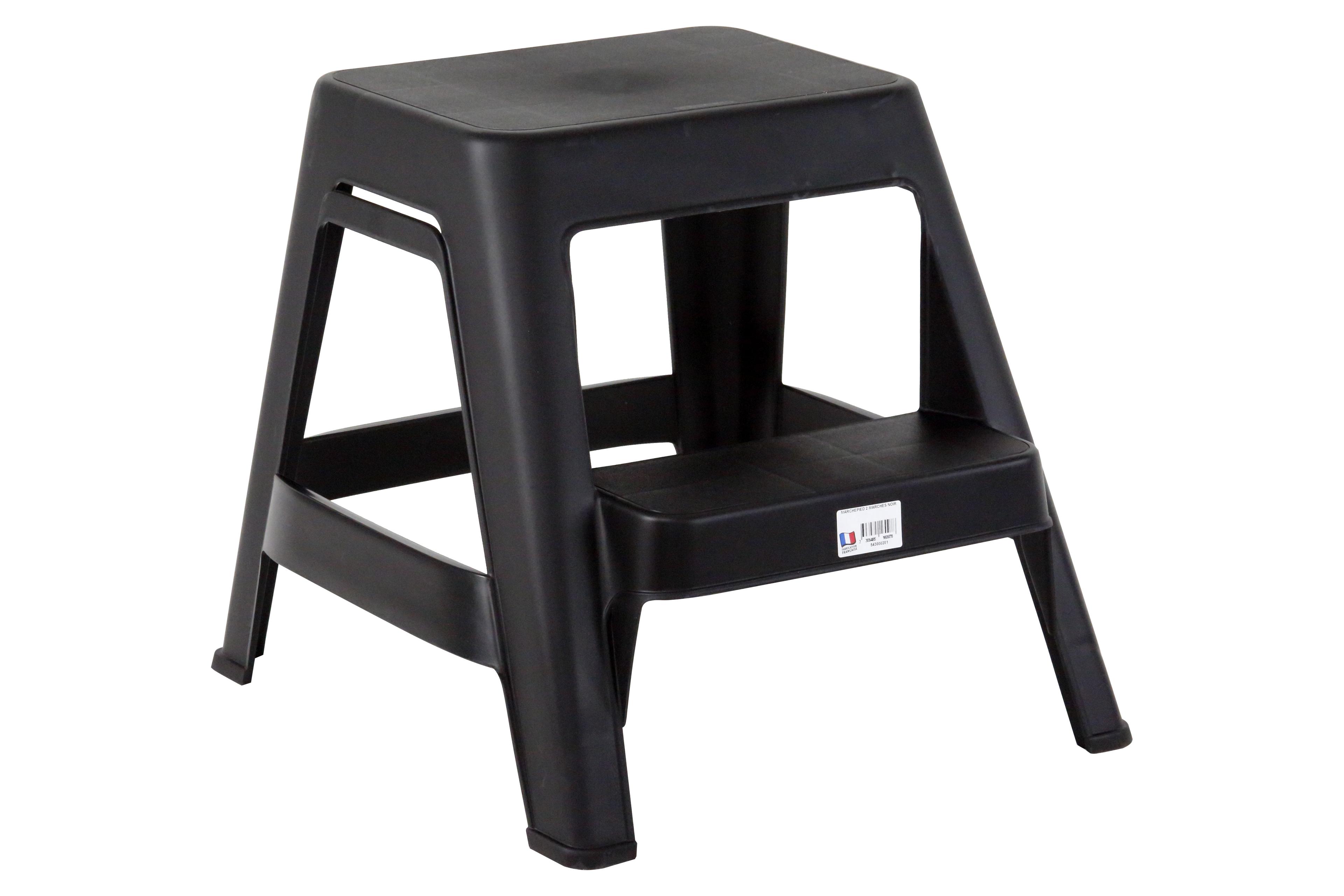 MARCHEPIED MONOBLOC 2 MARCHES - CHARGE 150 KG