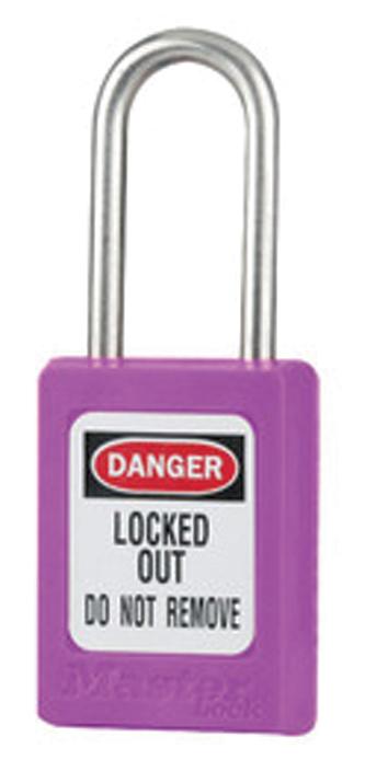 CADENAS DE CONSIGNATION MECANIQUE ANSE INOX ROUGE CLE MV