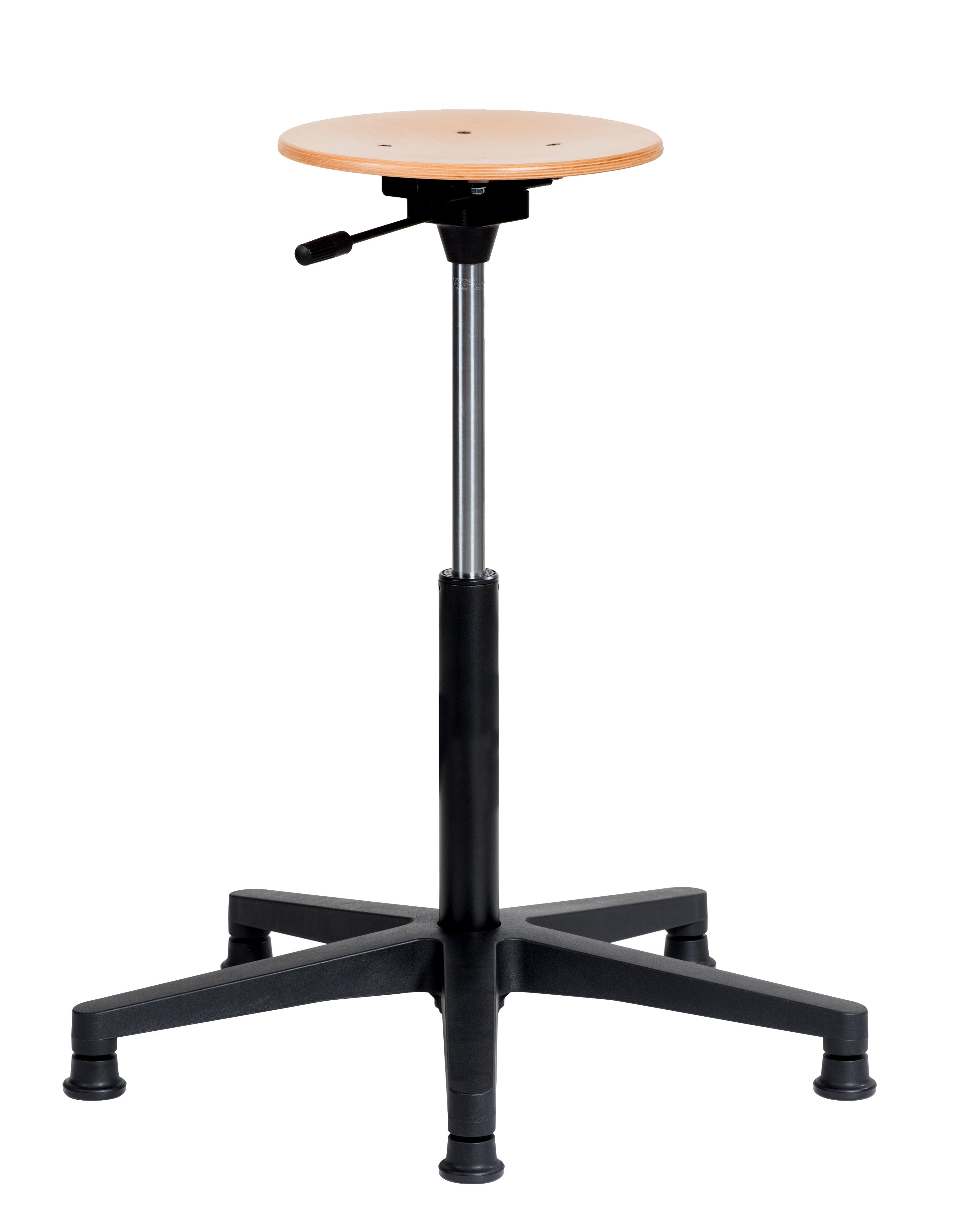 TABOURET BOIS CONFORT SUR PATINS OU ROULETTES