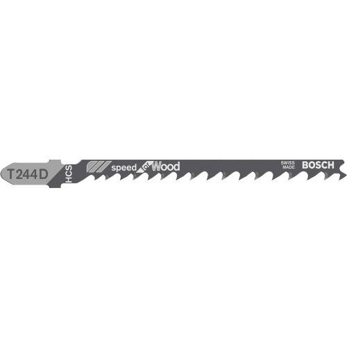 Lame de scie sauteuse Bosch T 244 D Speed for Wood - 2608630879
