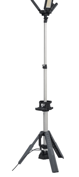 Projecteur de chantier 3 têtes sur mat LED 100W Brennenstuhl 13050 T - 13500 lm