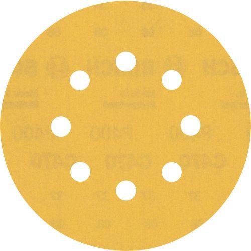 Disques abrasifs Ø150 mm auto-agrippant 6 trous EXPERT C470 (jaune)