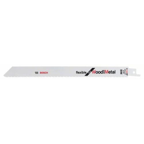 Lame de scie sabre Bosch S1122 HF Flexible pour bois et métal PALLETTE