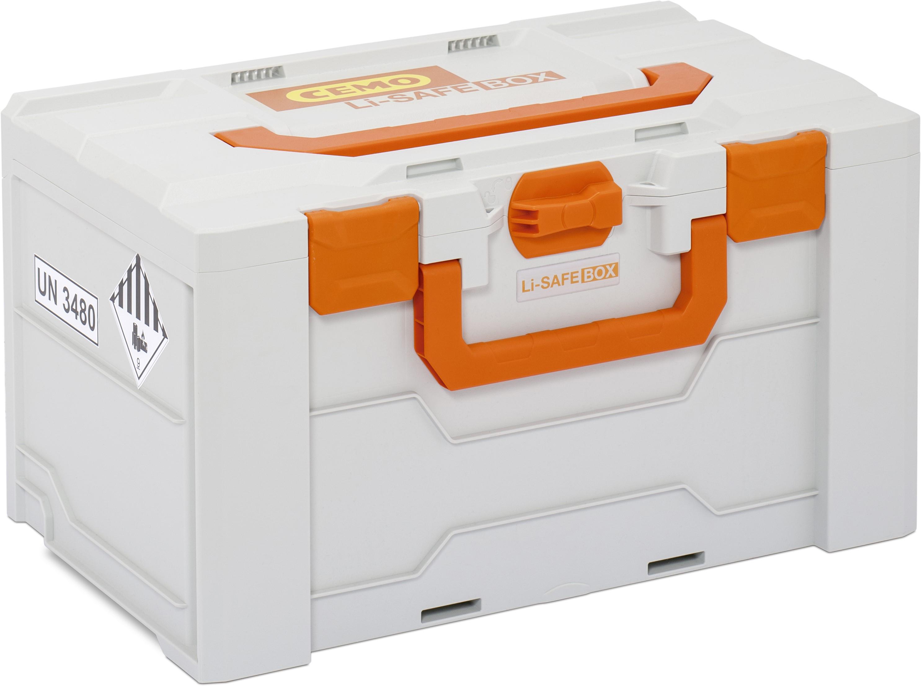 CAISSE ANTI-FEU POUR BATTERIES LITHIUM 400 X 300 X 220