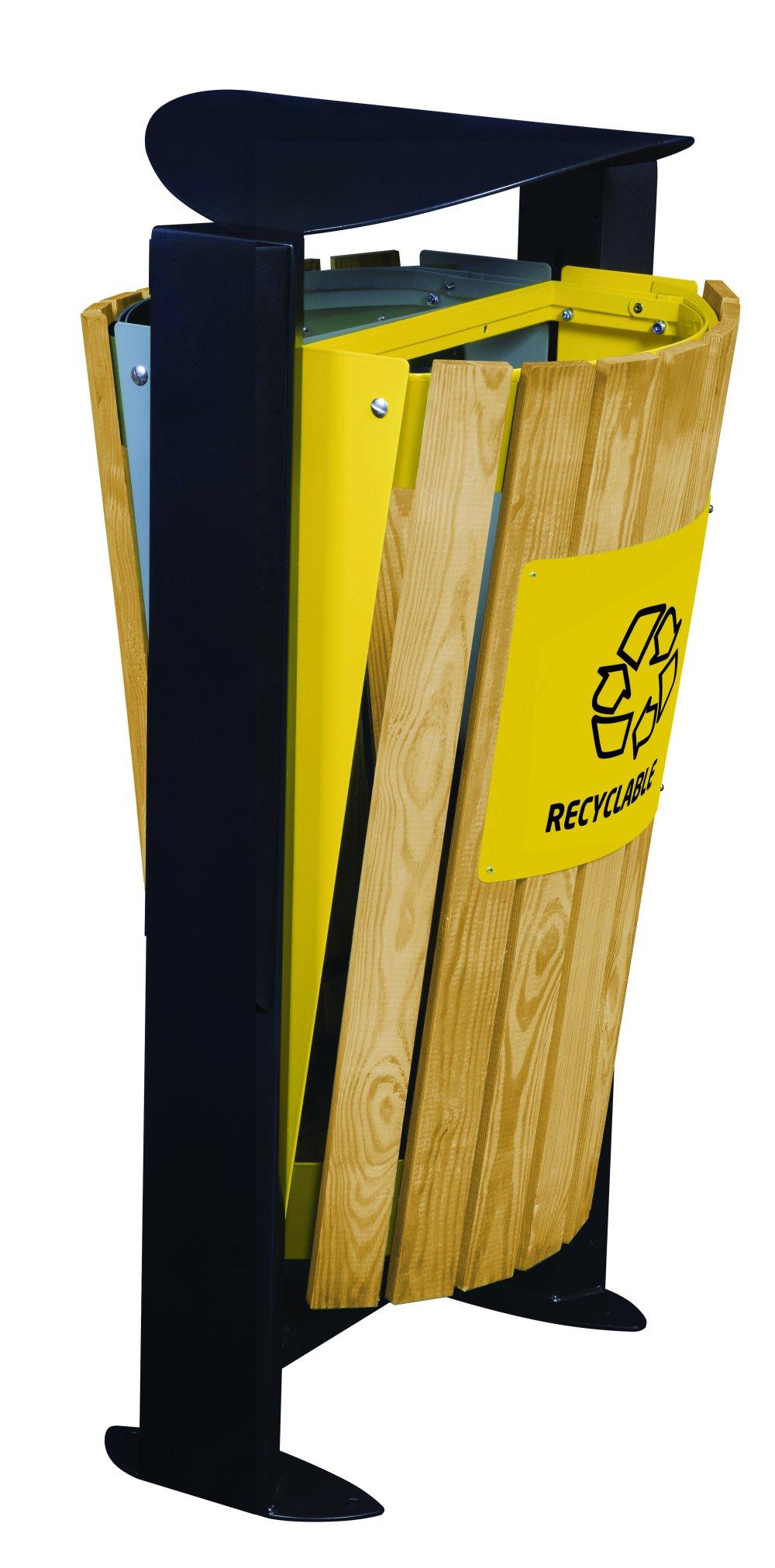 CORBEILLE BOIS ARKEA 2 X 60 L