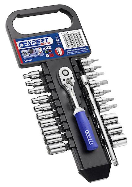 JEU DE DOUILLES 1/4"" 22 PIECES