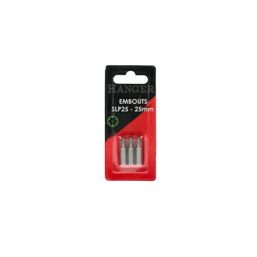 Set de 3 embouts pour étoile percée TTX - 25 mm - HANGER