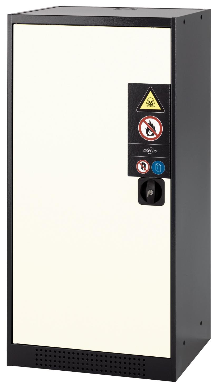 ARMOIRE DE SURETE AVEC RETENTION 1 PORTE 2 ETAGERES 545X520X1105