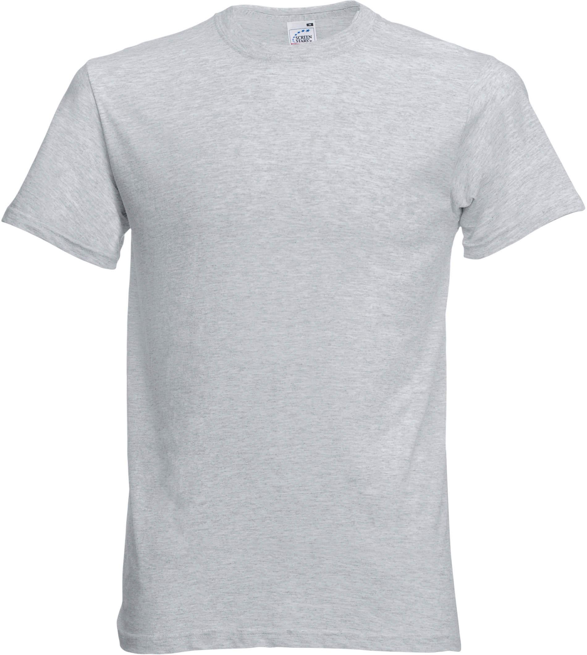 T-shirt Iconic 195 manches courtes gris chiné