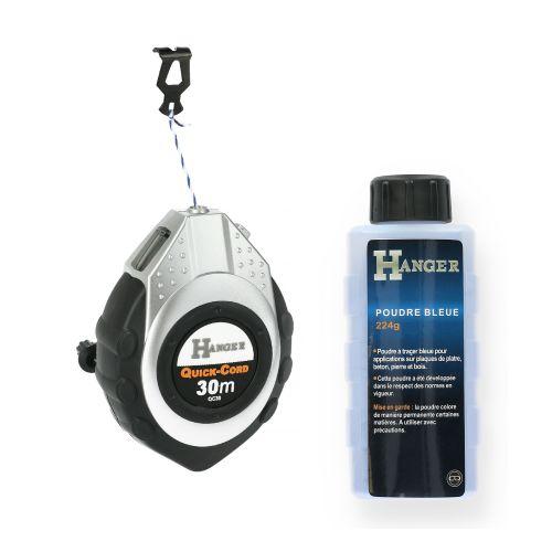 HANGER 100070 kit cordeau traceur QUICK CORD 30 m
