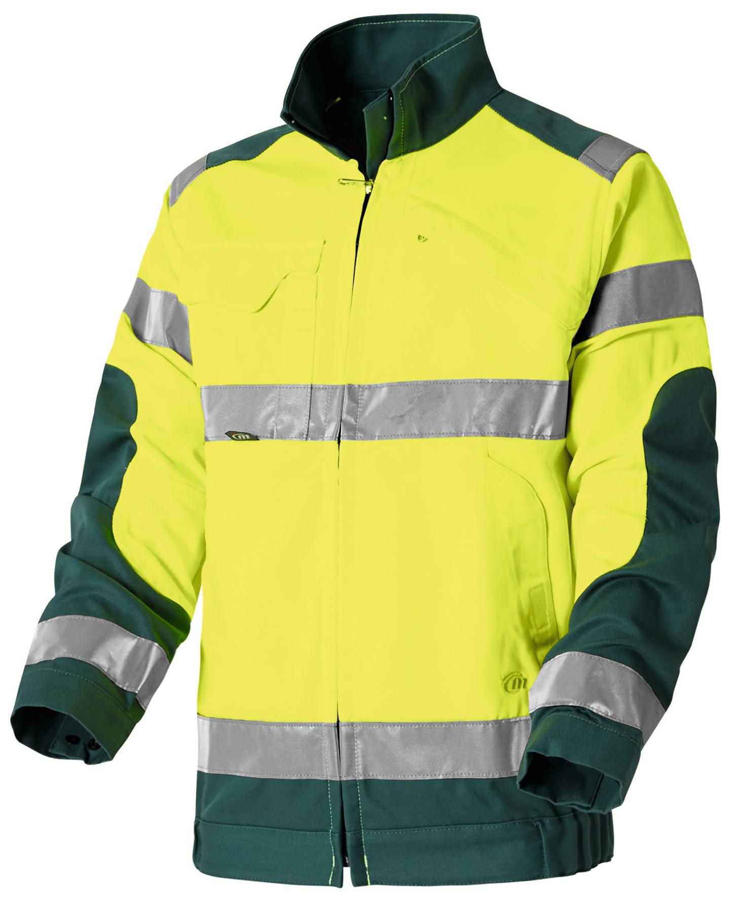 BLOUSON HAUTE VISIBILITE JAUNE/GRIS CHARCOAL TAILLE XS A 4XL
