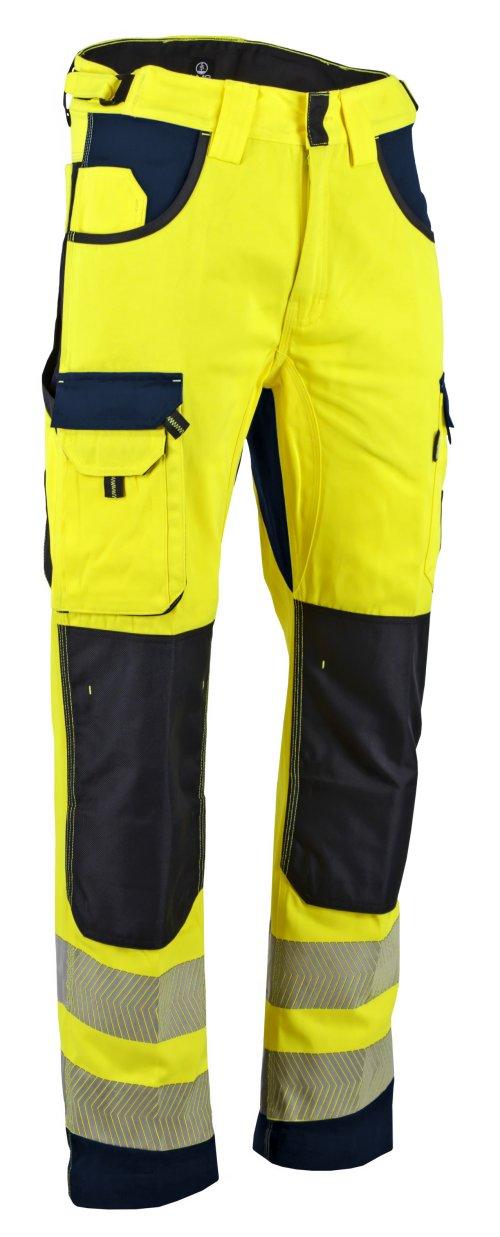 PANTALON HAUTE VISIBILITE JAUNE/MARINE TAILLE 38 A 54