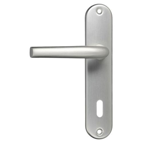 Ensemble double bequille sur plaque SANYA - Aluminium - Clé L - 165MM