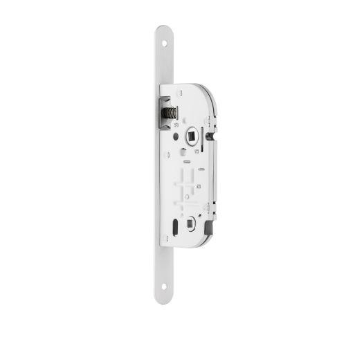 Coffre à larder monopoint étroit Série L100NF - Axe 40 MM - Condamnation - Blanc
