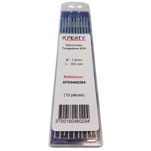 Electrode tungstène E3 Violet longueur 150mm (Etui de 10) - EXPERTY
