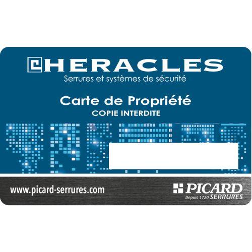 HERACLES 710A2P3 carénée 710 A2P*** droite blanche GA avec entrebâilleur SERENIS