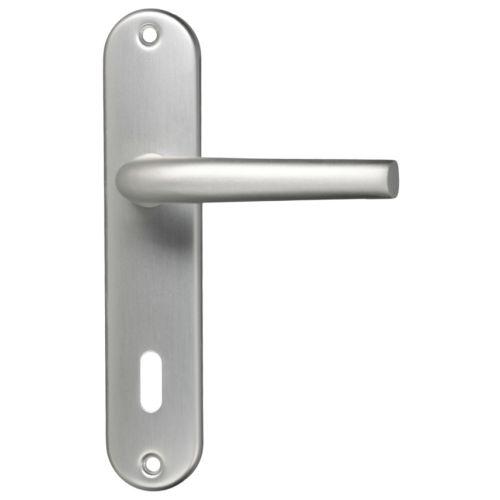 Ensemble double bequille sur plaque SANYA - Aluminium - Clé L - 165MM
