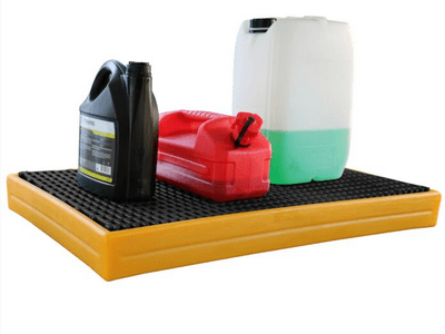 BAC DE RETENTION AVEC CAILLEBOTIS POUR RAYONNAGE