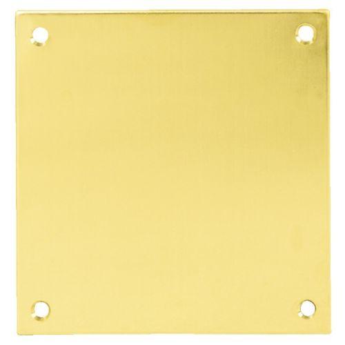 Plaque de propreté 50 x 50 mm laiton poli - HERACLES