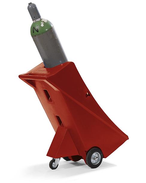 CHARIOT POUR BOUTEILLE DE GAZ AVEC ROUE DE SUPPORT