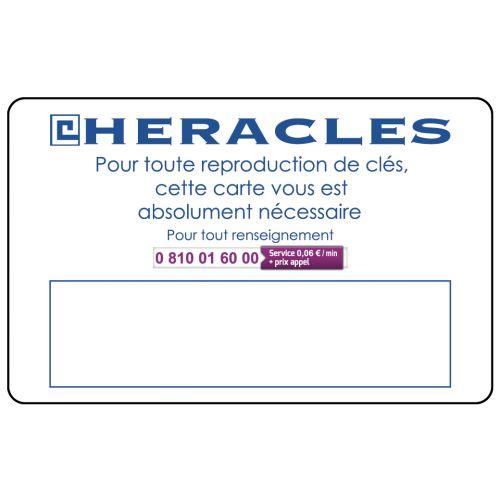 HERACLES 710A2P3 carénée 710 A2P*** droite blanche GA avec entrebâilleur SERENIS