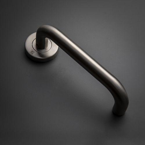 Béquille double PMR sur rosace JADE série 1294 - Inox - XL