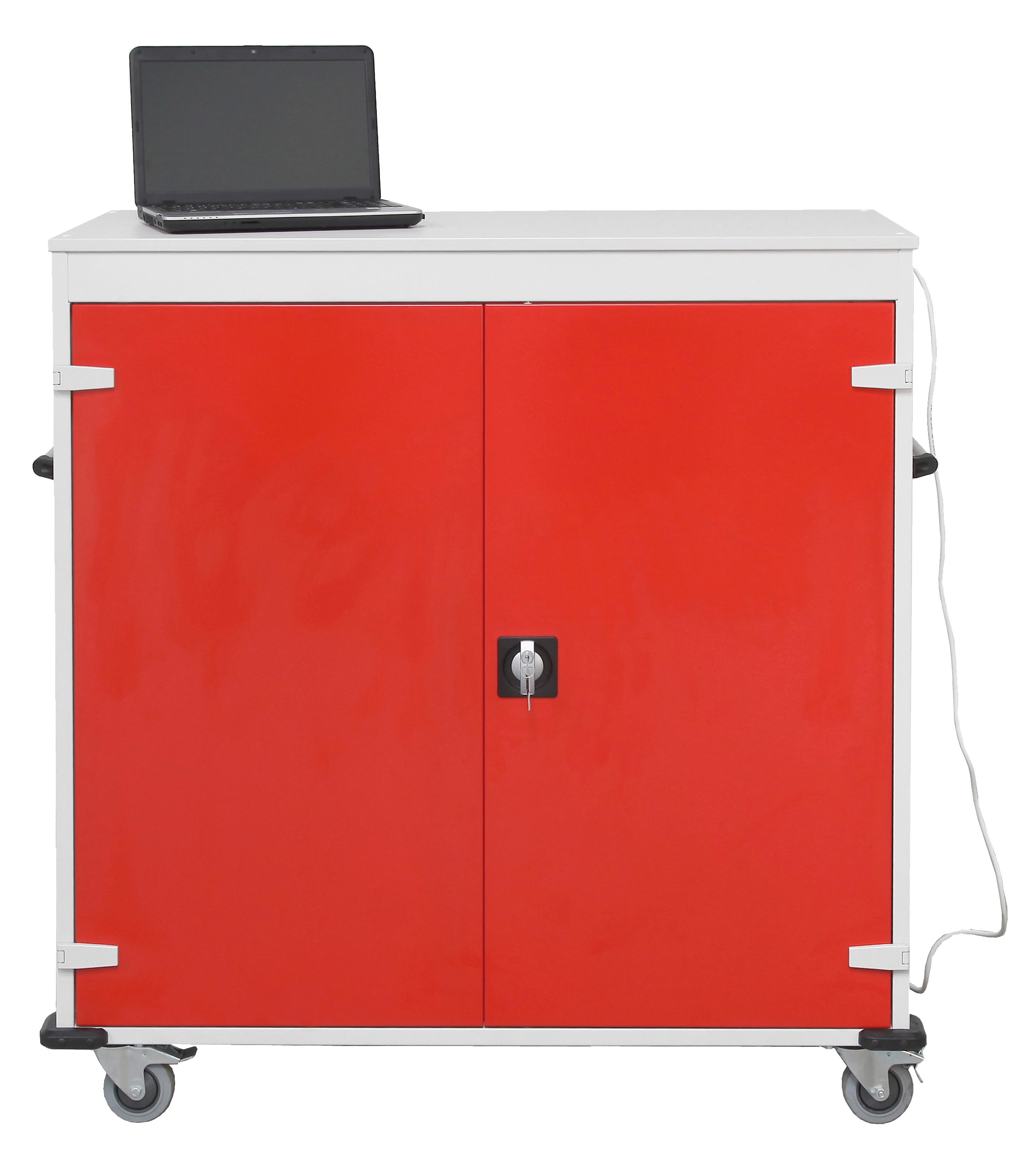 ARMOIRE MOBILE POUR ORDINATEURS PORTABLES 1X10 CASES