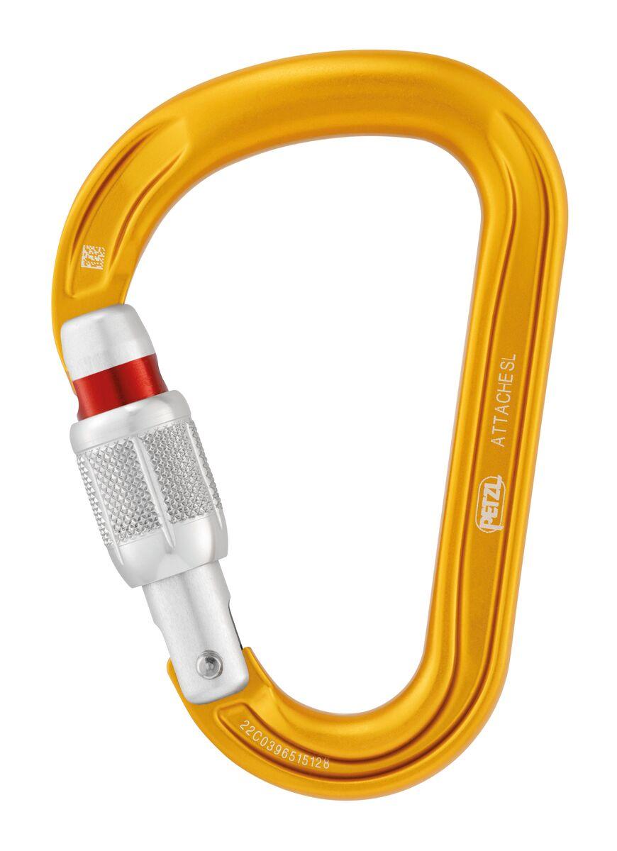 Mousqueton à verrouillage à vis, en forme de poire PETZL ATTACHE