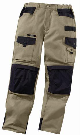 PANTALON BEIGE/NOIR WORK.ATTI.