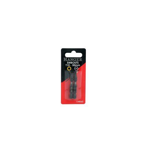 Set de 2 embouts impact Torx étoile - 75 mm - HANGER