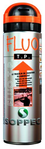 TRACEUR DE CHANTIER FLUO TP ROUGE