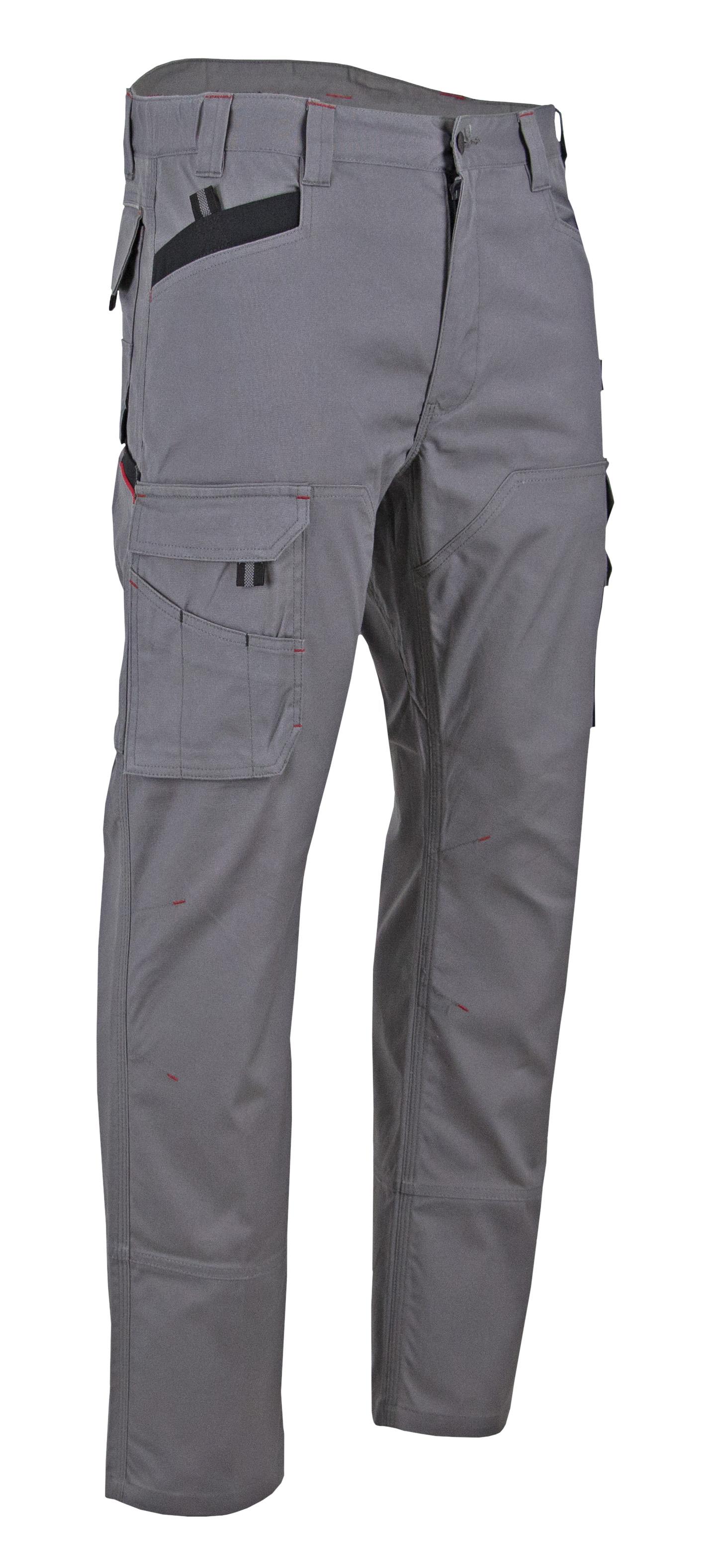 PANTALON EN TISSU CANVAS EXTENSIBLE NOIR TAILLE 36 A 60