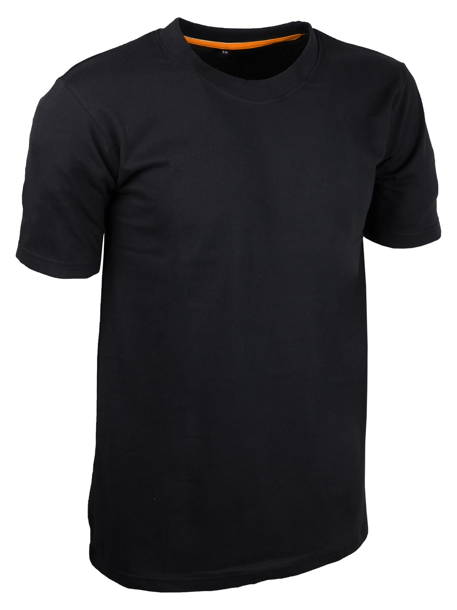 TEE-SHIRT MANCHES COURTES GRIS/ORANGE