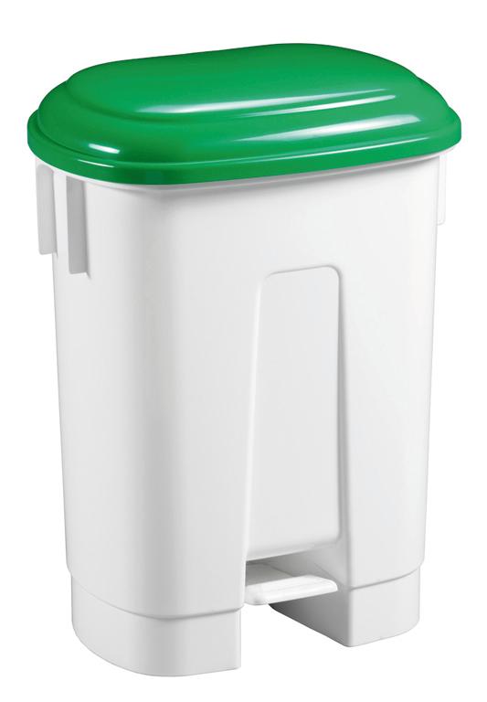 POUBELLE A PEDALE VERTE 30L