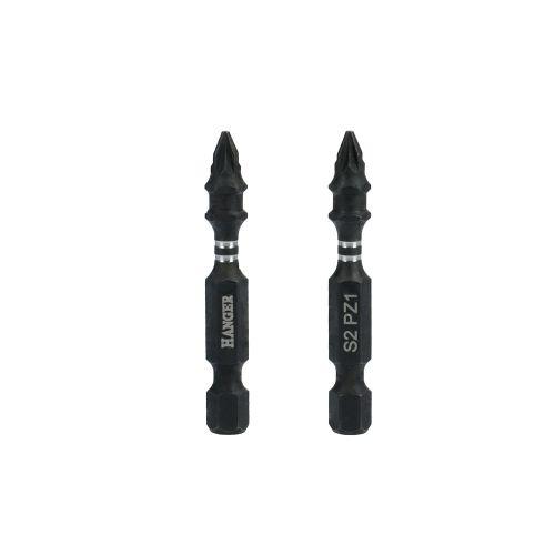 Set de 2 embouts impact Pozidriv - 75 mm - HANGER