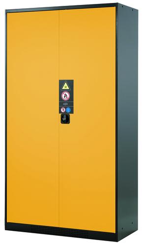 ARMOIRE DE SURETE AVEC RETENTION 1 PORTE 2 ETAGERES 545X520X1105