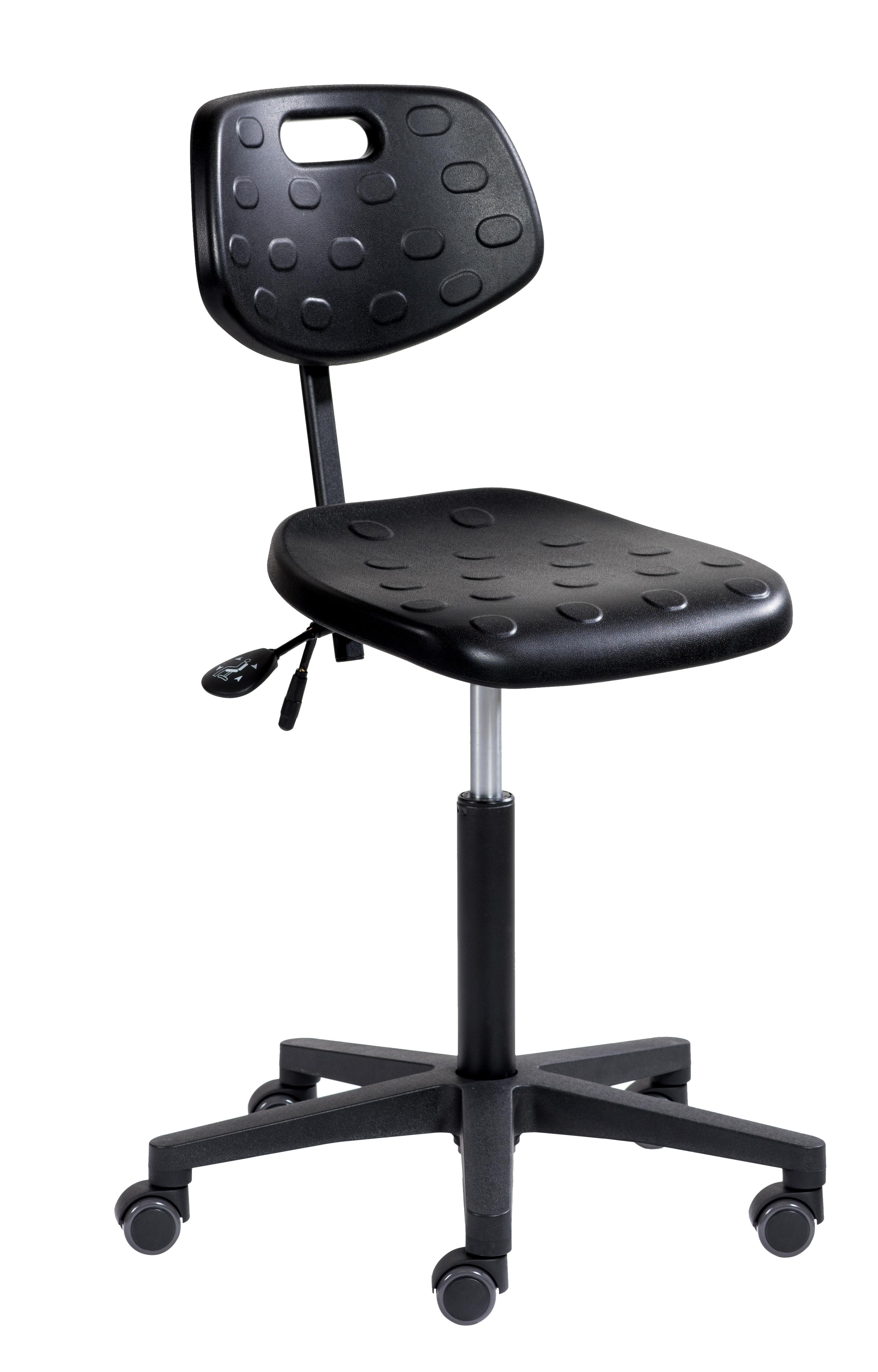 SIEGE ERGONOMIQUE SUR PATINS OU ROULETTES