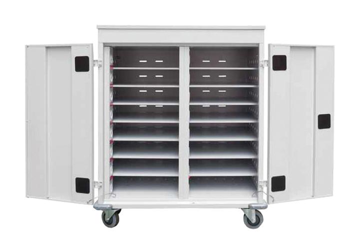 ARMOIRE MOBILE POUR ORDINATEURS PORTABLES 1X10 CASES