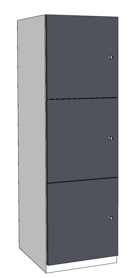 CASIER BUREAU METAL ET BOIS 1 COLONNE 2 CASES 300 X 500 X 890
