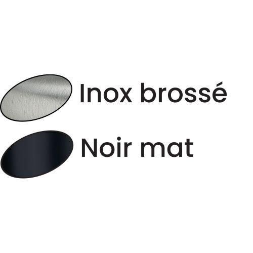 Ensemble double bequille sur plaque JADE série 1394 - Bec de Cane - inox
