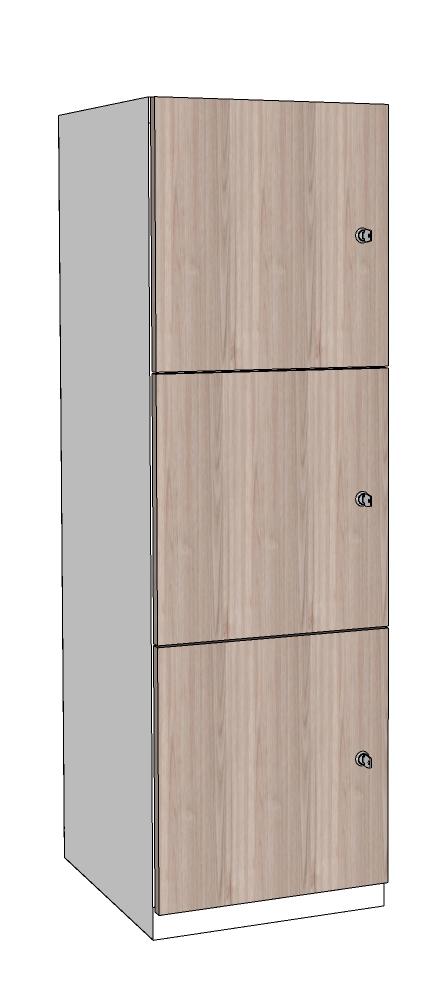 CASIER BUREAU METAL ET BOIS 1 COLONNE 2 CASES 300 X 500 X 890