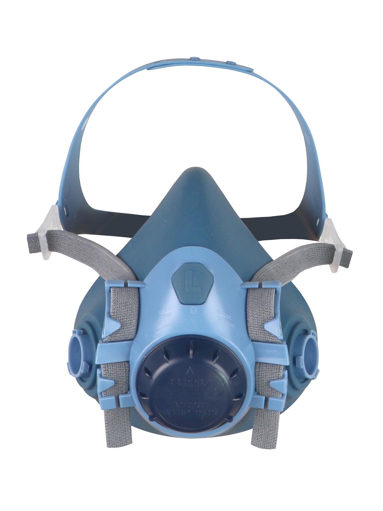 DEMI-MASQUE RESPIRATOIRE A FILTRE MASQUE CAOUTCHOUC