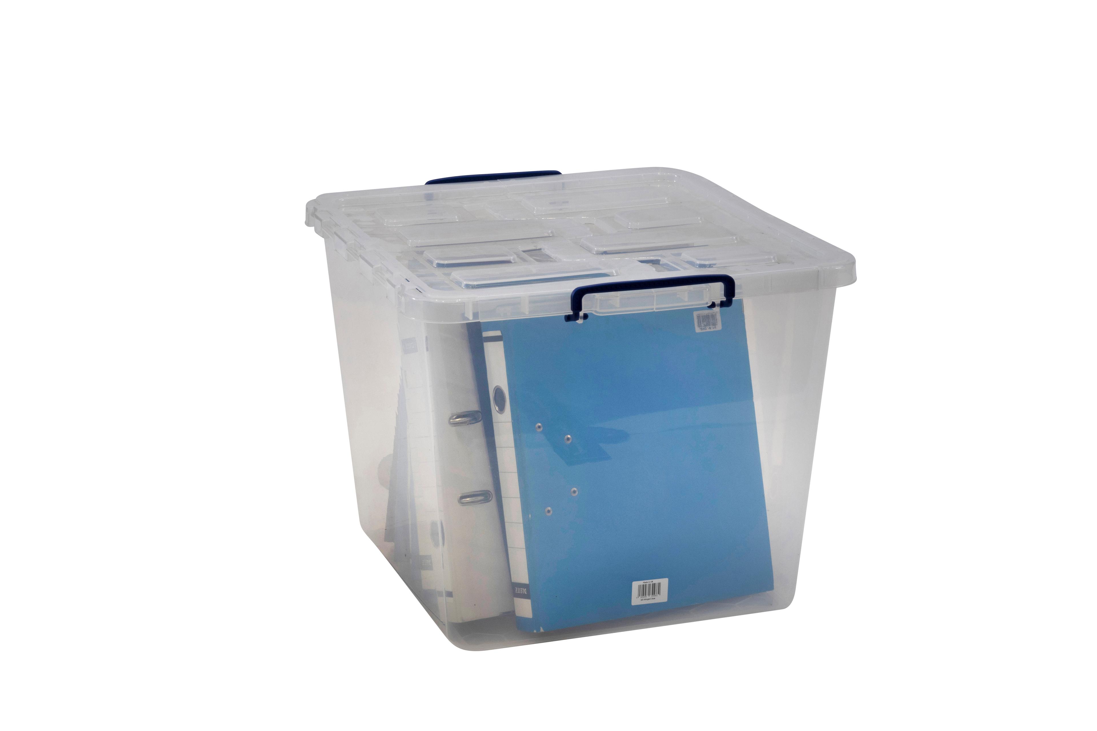 BAC GERBABLE EMBOITABLE TRANSPARENT AVEC COUVERCLE