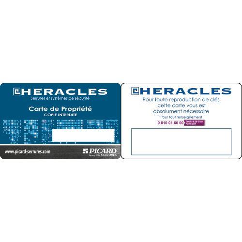 HERACLES 710A2P3 carénée 710 A2P*** droite blanche GA avec entrebâilleur SERENIS