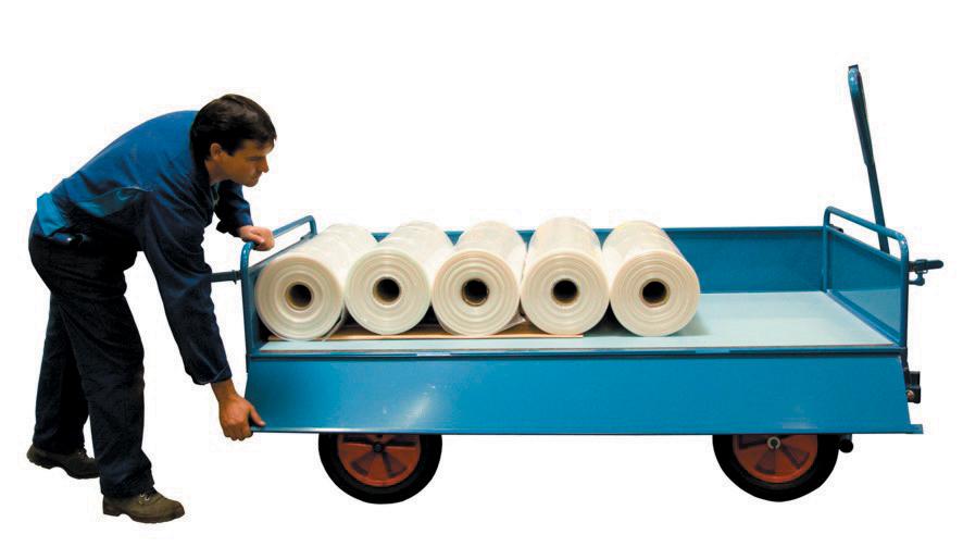 CHARIOT 1 ESSIEU DIRECTEUR 1/2 DOSSIER ET RIDELLES