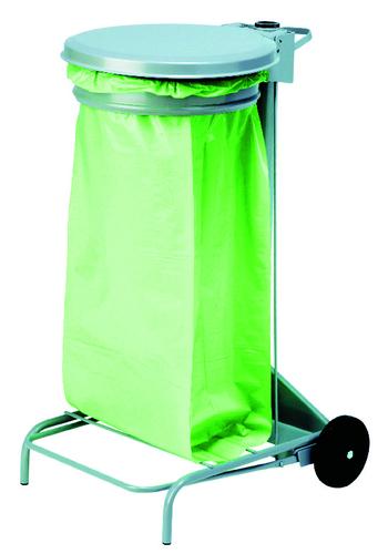 SUPPORT SAC MOBILE A PEDALE GRIS