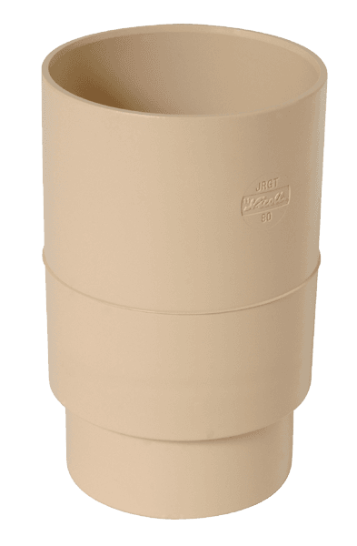 MANCHON PVC DOUBLE FEMELLE POUR GOUTTIERE