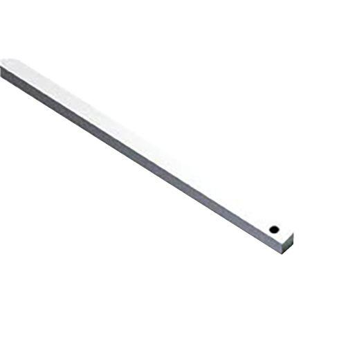 HERACLES WSS072242553 tringle seule 2,5 m blanc RAL 9010